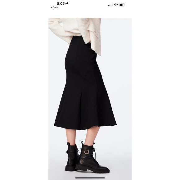 Zara A Line Midi Skirt - Picture 2 of 3
